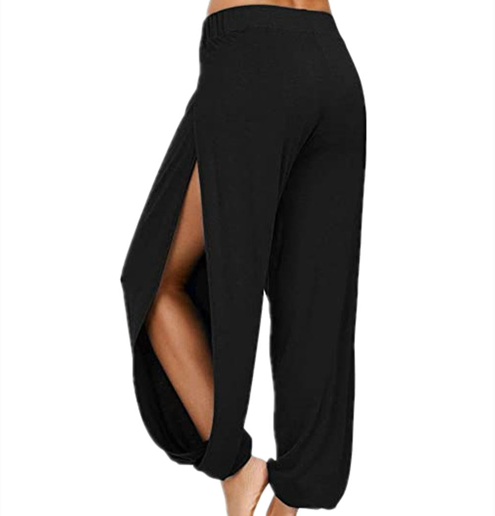 PANTALONA DA BALLO DONNA HAREM CON SPACCO ALTO LATERALE