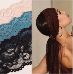 FASCIA PER CAPELLI IN PIZZO