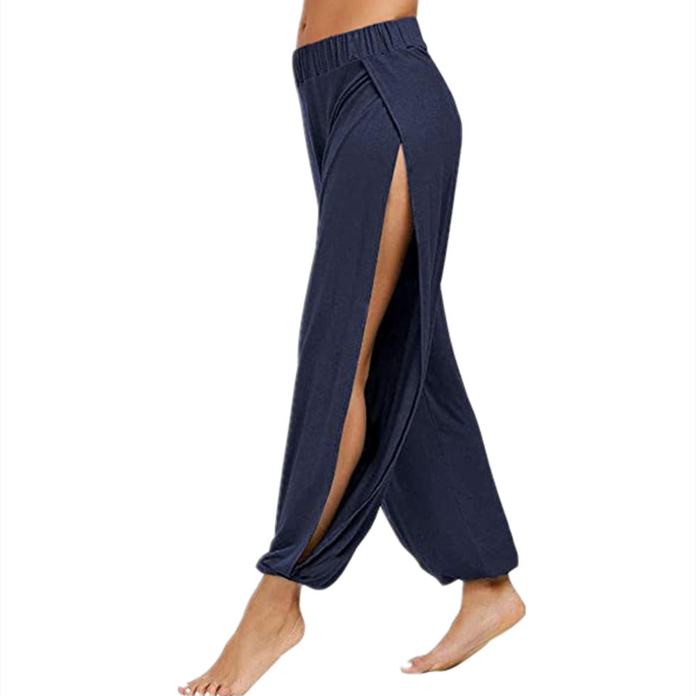 PANTALONA DA BALLO DONNA HAREM CON SPACCO ALTO LATERALE