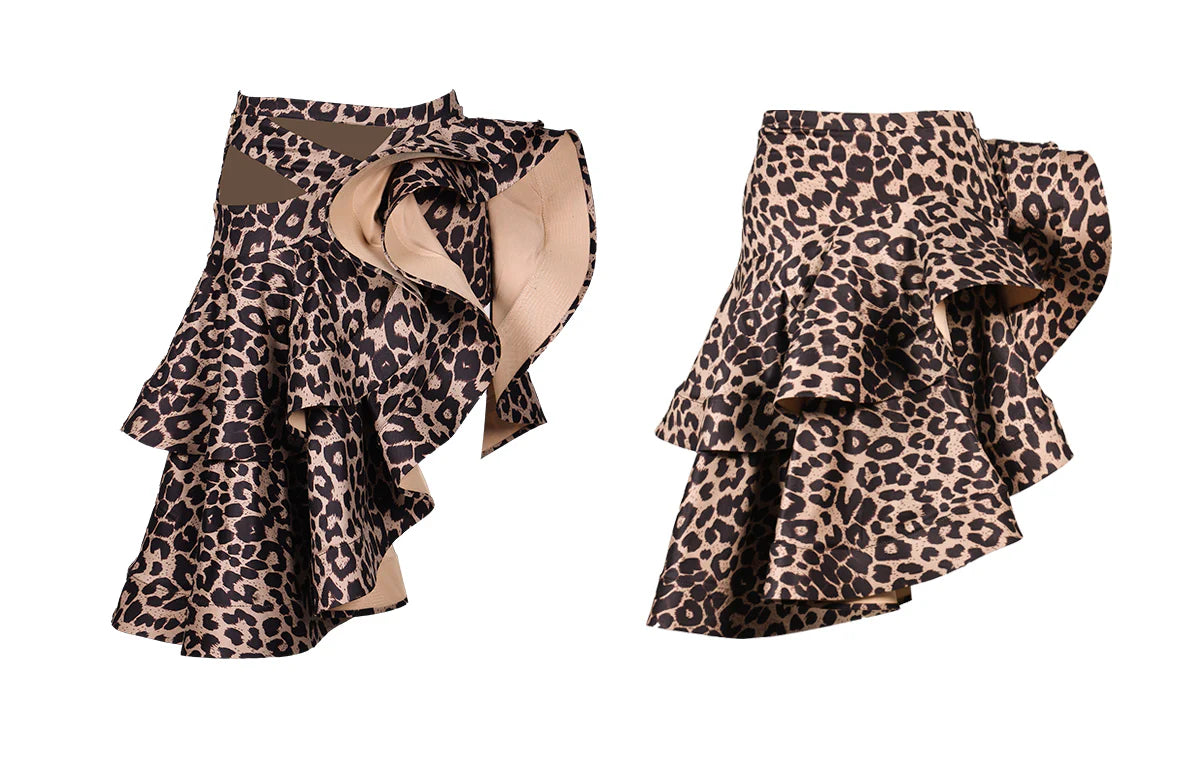 Set Gonna e Top Leopardato A62+A64